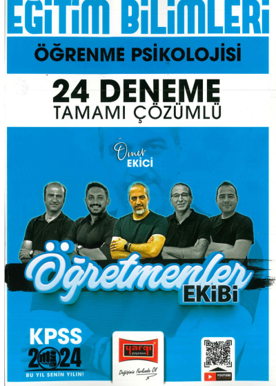 ÖĞRENME PSİKOLOJİSİ 24 DENEME TAMAMI ÇÖZÜMLÜ (ÖĞRETMENLER EKİBİ) Fotokopi GO - Tüm Sınavlarda Daha İleriye