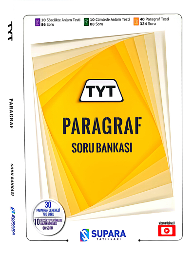 TYT Paragraf Soru Bankası Fotokopi GO - Tüm Sınavlarda Daha İleriye