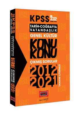 2022 KPSS Genel Kültür Konu Konu Tamamı Çözümlü Çıkmış Sorular