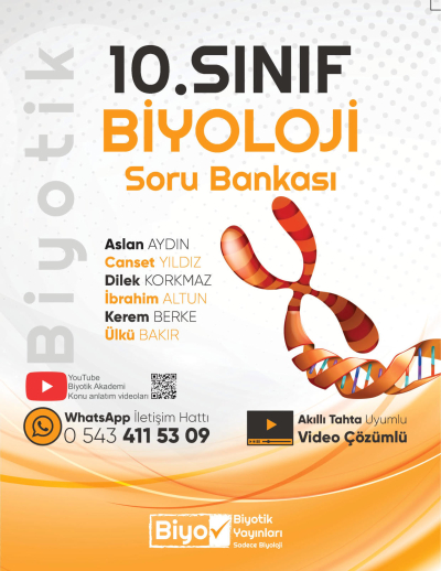 10. Sınıf Biyoloji Biyotik Soru Bankası Biyotik Yayınları Fotokopi GO - Tüm Sınavlarda Daha İleriye