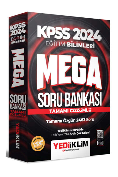 2024 KPSS Eğitim Bilimleri Mega Tamamı Çözümlü Soru Bankası Fotokopi GO - Tüm Sınavlarda Daha İleriye