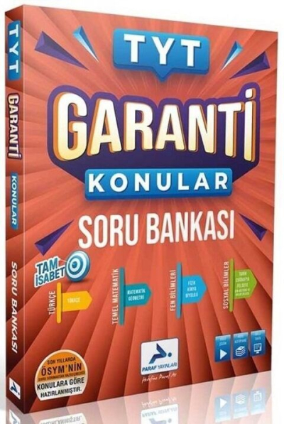 TYT Garanti Konular Soru Bankası Paraf Yayınları Fotokopi GO - Tüm Sınavlarda Daha İleriye