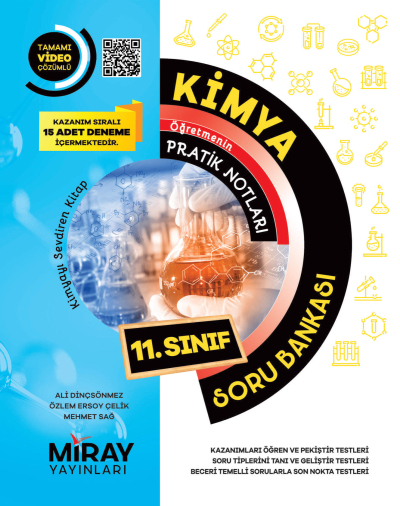 11.Sınıf Kimya Konu Özetli Soru Bankası (Tamamı Video Çözümlü) Miray Yayınları Fotokopi GO - Tüm Sınavlarda Daha İleriye