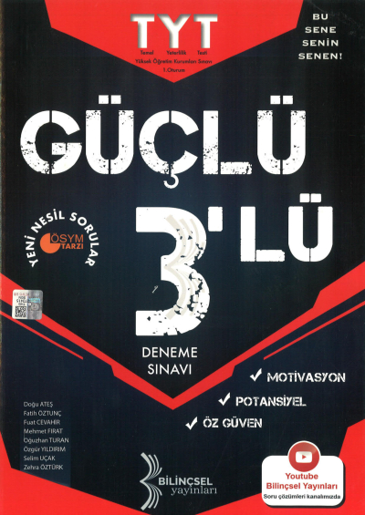 TYT Güçlü 3‘lü Deneme Sınavı Fotokopi GO - Tüm Sınavlarda Daha İleriye