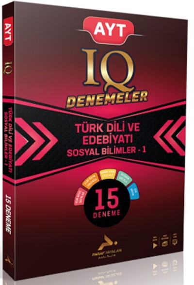 AYT IQ Türk Dili ve Edebiyatı Sosyal Bilimler -1 15 Branş Deneme PRF Paraf Yayınları Fotokopi GO - Tüm Sınavlarda Daha İleriye