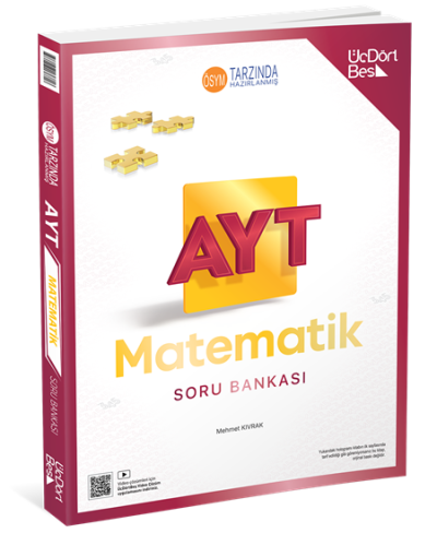 2026 AYT Matematik Soru Bankası Üç Dört Beş Yayınları Fotokopi GO - Tüm Sınavlarda Daha İleriye