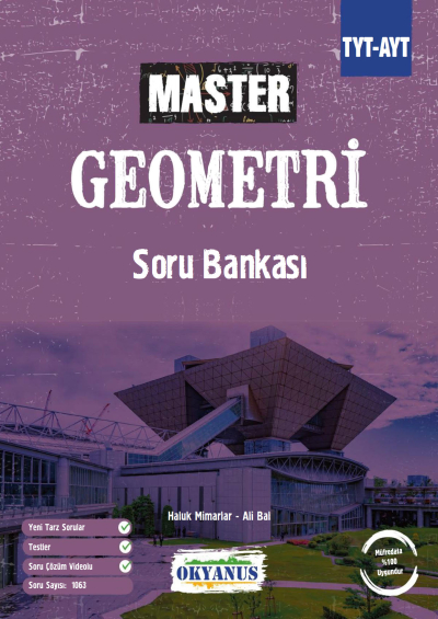 TYT AYT Master Geometri Soru Bankası Okyanus Yayınları Fotokopi GO - Tüm Sınavlarda Daha İleriye
