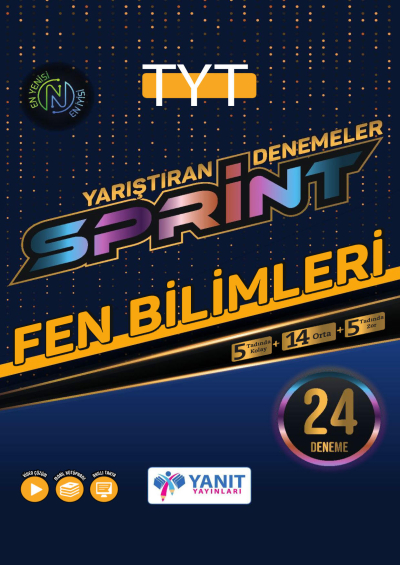 TYT Fen Bilimleri Sprint 24 Deneme Yanıt Yayınları Fotokopi GO - Tüm Sınavlarda Daha İleriye