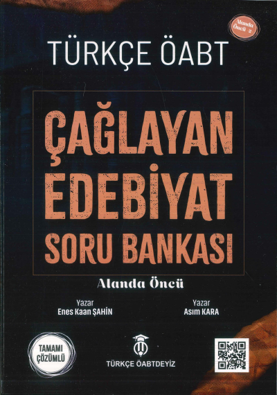 ÖABT Türkçe Öğretmenliği Çağlayan Edebiyat Soru Bankası Çözümlü Türkçe ÖABTDEYİZ Fotokopi GO - Tüm Sınavlarda Daha İleriye