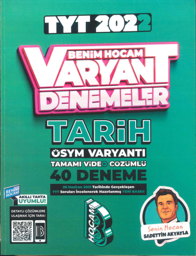 TYT TARİH VARYANT 40 DENEME Fotokopi GO - Tüm Sınavlarda Daha İleriye