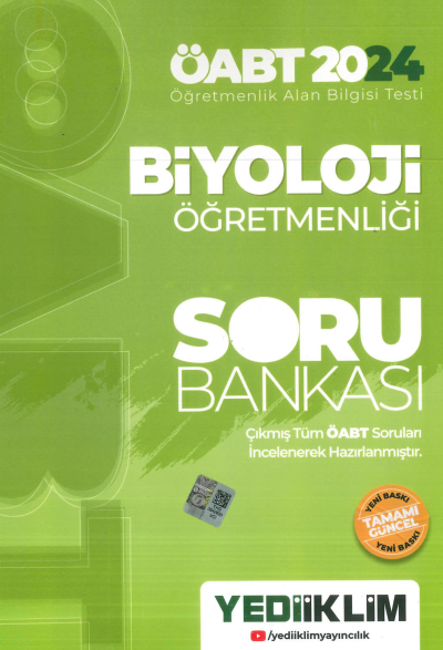 ÖABT BİYOLOJİ SORU BANKASI Fotokopi GO - Tüm Sınavlarda Daha İleriye