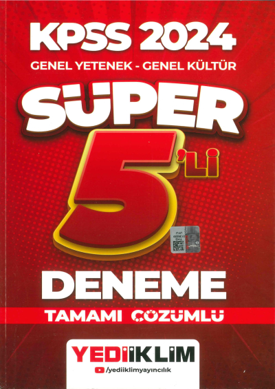 GY-GK SÜPER 5'lİ DENEME TAMAMI ÇÖZÜMLÜ Fotokopi GO - Tüm Sınavlarda Daha İleriye