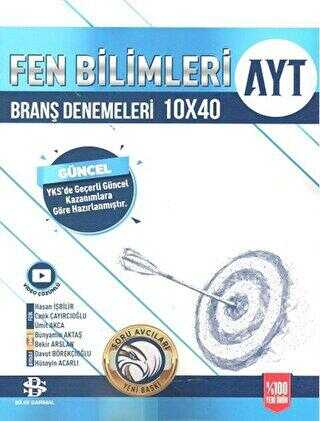 AYT Fen Bilimleri 10 x 40 Branş Denemeleri Bilgi Sarmal Fotokopi GO - Tüm Sınavlarda Daha İleriye