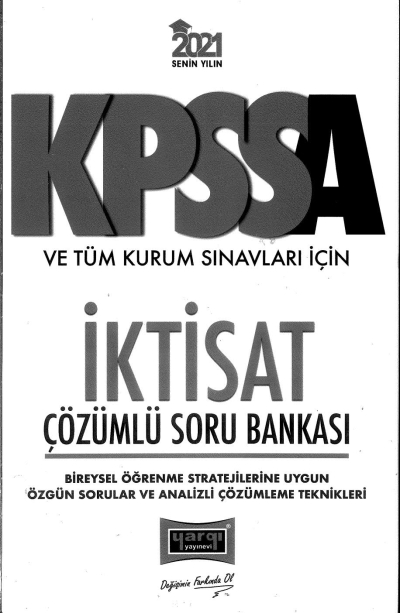 İKTİSAT ÇÖZÜMLÜ SORU BANKASI Fotokopi GO - Tüm Sınavlarda Daha İleriye