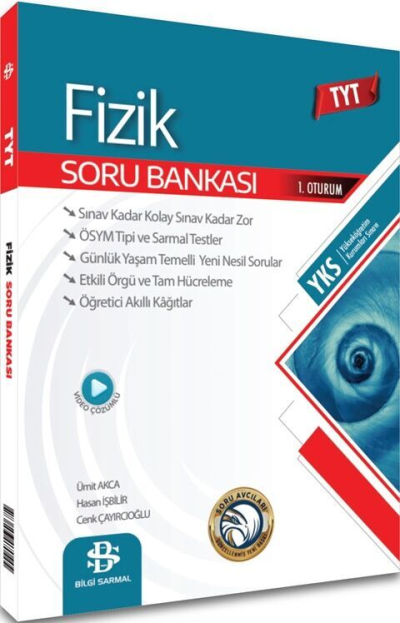 TYT Fizik Soru Bankası Bilgi Sarmal Yayınları Fotokopi GO - Tüm Sınavlarda Daha İleriye