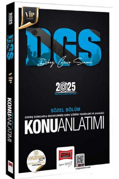 2025 DGS VİP Sözel Yetenek Konu Anlatımı Yargı Yayınları Fotokopi GO - Tüm Sınavlarda Daha İleriye