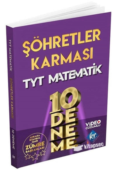 ŞÖHRETLER KARMASI TYT MATEMATİK 10 DENEME Fotokopi GO - Tüm Sınavlarda Daha İleriye