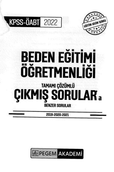 TAMAMI ÇÖZÜMLÜ ÇIKMIŞ SORULAR'A BENZER SORULAR (2019-2021) Fotokopi GO - Tüm Sınavlarda Daha İleriye
