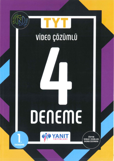 TYT Video Çözümlü 4 Deneme Fotokopi GO - Tüm Sınavlarda Daha İleriye