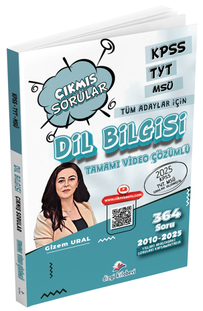 2026 KPSS TYT MSÜ Dil Bilgisi Çıkmış Sorular Son 16 Yıl Çözümlü Gizem Ural Dizgi Kitap Fotokopi GO - Tüm Sınavlarda Daha İleriye