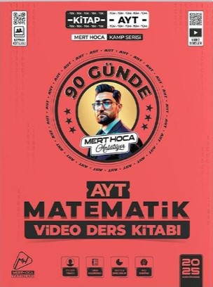 90 GÜNDE AYT MATEMATİK VİDEO DERS KİTABI 2025 MODEL MERT GÜVEN HOCA Fotokopi GO - Tüm Sınavlarda Daha İleriye
