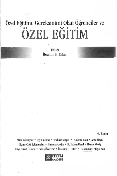 Özel Eğitime Gereksinimi Olan Öğrenciler ve Özel Eğitim Fotokopi GO - Tüm Sınavlarda Daha İleriye