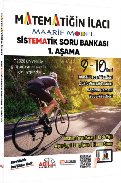 2028 TYT Matematiğin İlacı Maarif Model Sistematik Soru Bankası 1 Acil Yayınları Fotokopi GO - Tüm Sınavlarda Daha İleriye