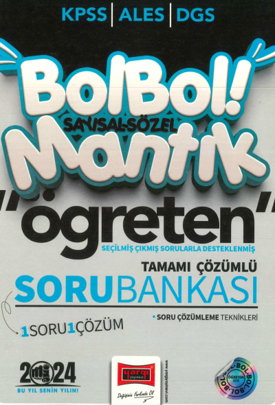 BOL BOL SAYISAL-SÖZEL MANTIK ÖĞRETEN TAMAMI ÇÖZÜMLÜ SORU BANKASI Fotokopi GO - Tüm Sınavlarda Daha İleriye