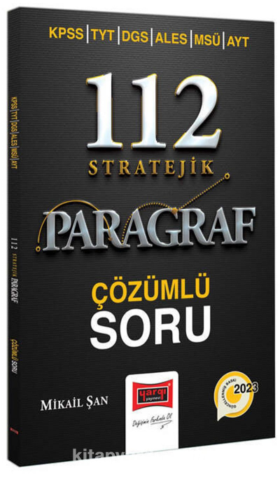 PARAGRAF 112 STRATEJİK ÇÖZÜMLÜ SORU BANKASI Fotokopi GO - Tüm Sınavlarda Daha İleriye