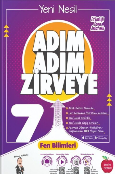 7. Sınıf Fen Bilimleri Adım Adım Zirveye Soru Bankası Newton Yayınları