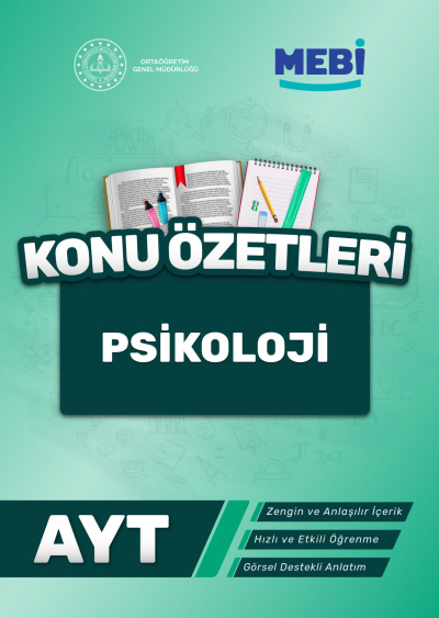 AYT Psikoloji Konu Özetleri Fotokopi GO - Tüm Sınavlarda Daha İleriye