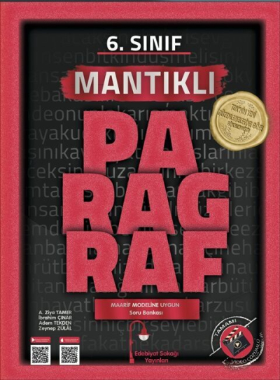 6. Sınıf Paragraf Mantıklı Soru Bankası Edebiyat Sokağı Fotokopi GO - Tüm Sınavlarda Daha İleriye