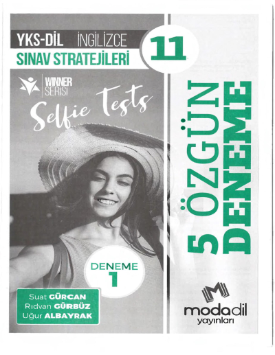 5 ÖZGÜN DENEME YKS-DİL SINAV STRATEJİLERİ 11 WINNER SERİSİ Fotokopi GO - Tüm Sınavlarda Daha İleriye