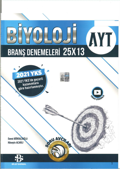 AYT Biyoloji 25 x 13 Denemeleri