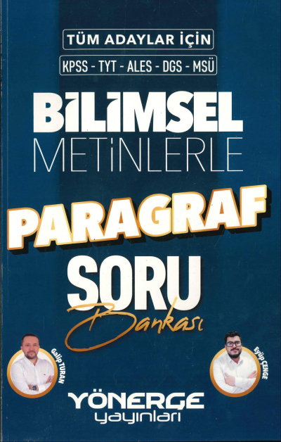 BİLİMSEL METİNLERLE PARAGRAF SORU BANKASI Fotokopi GO - Tüm Sınavlarda Daha İleriye
