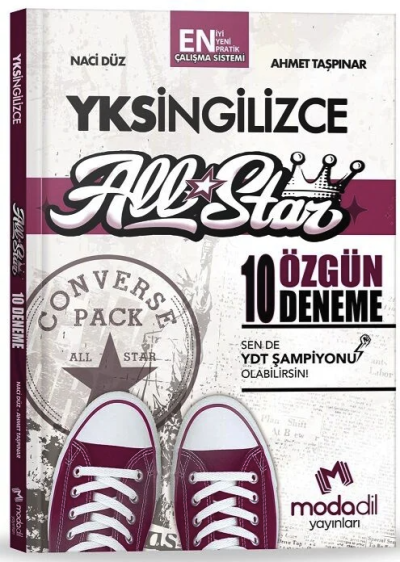 YKSDİL YDT İngilizce All Star 10 Özgün Deneme Modadil Yayınları Fotokopi GO - Tüm Sınavlarda Daha İleriye