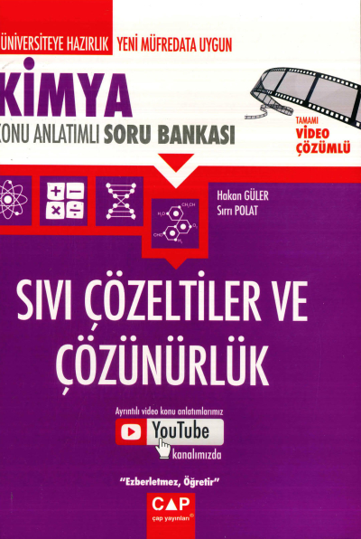 KİMYA SIVI ÇÖZELTİLER VE ÇÖZÜNÜRLÜK KONU ANLATIMLI SORU BANKASI Fotokopi GO - Tüm Sınavlarda Daha İleriye