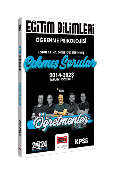 2024 KPSS Eğitim Bilimleri Öğretmenler Ekibi Öğrenme Psikolojisi Konularına Göre Düzenlenmiş Çıkmış Sorular (2014-2023) Fotokopi GO - Tüm Sınavlarda Daha İleriye