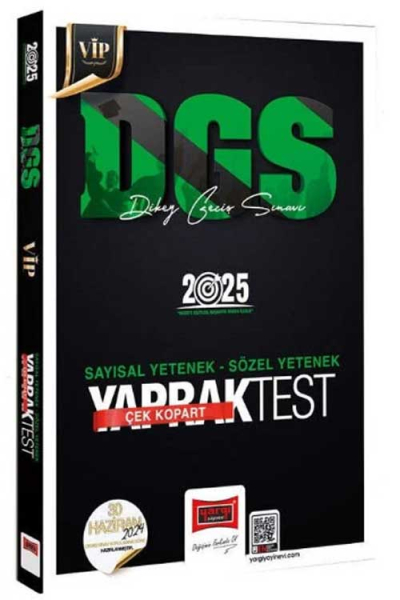 2025 DGS VİP Sayısal-Sözel Yetenek Çek Kopart Yaprak Test Yargı Yayınevi Fotokopi GO - Tüm Sınavlarda Daha İleriye