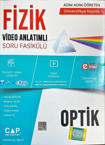 Fizik Optik Konu Anlatımlı Soru Bankası Fotokopi GO - Tüm Sınavlarda Daha İleriye