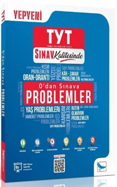 Sınav Yayınları TYT 0 dan Sınava Problemler Sınav Kalitesinde Soru Bankası Fotokopi GO - Tüm Sınavlarda Daha İleriye