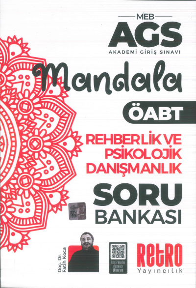 2025 MEB AGS Rehberlik ve Psikolojik Danışmanlık Mandala Soru Bankası Retro Kitap Fotokopi GO - Tüm Sınavlarda Daha İleriye