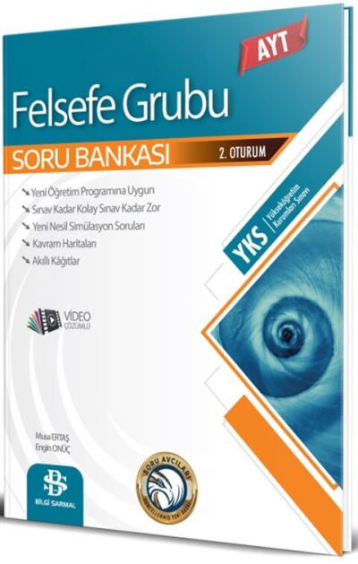 AYT Felsefe Grubu Soru Bankası Bilgi Sarmal Yayınları Fotokopi GO - Tüm Sınavlarda Daha İleriye