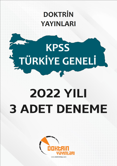 DOKTRİN 3 ADET DENEME Fotokopi GO - Tüm Sınavlarda Daha İleriye