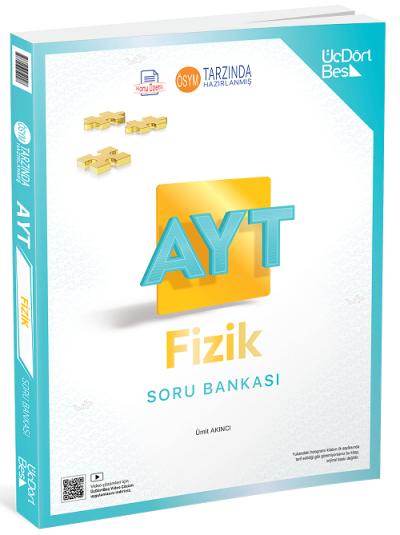 2026 AYT Fizik Soru Bankası Üç Dört Beş Yayınları Fotokopi GO - Tüm Sınavlarda Daha İleriye