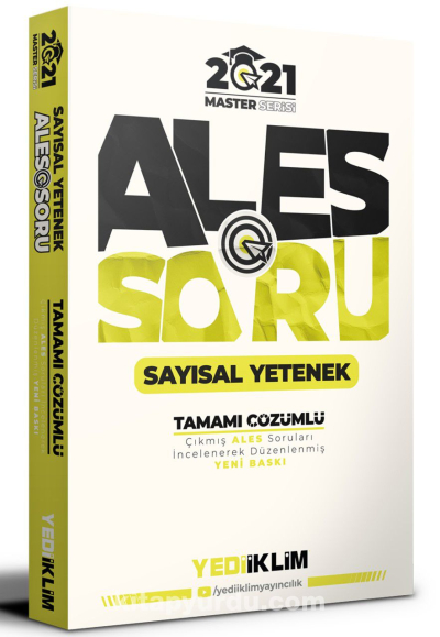 MASTER ALES SAYISAL SORU BANKASI 2021 BASIM. Fotokopi GO - Tüm Sınavlarda Daha İleriye