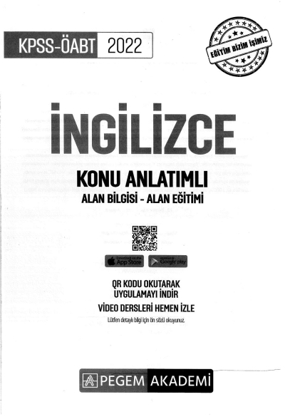 İNGİLİZCE KONU ANLATIMLI ALAN BİLGİSİ-ALAN EĞİTİMİ Fotokopi GO - Tüm Sınavlarda Daha İleriye