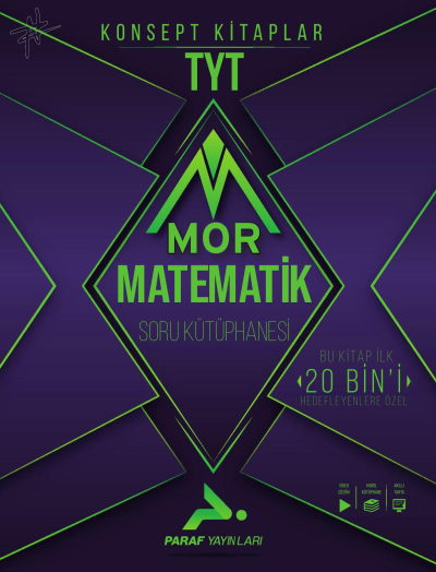 TYT Mor Matematik Soru Kütüphanesi PRF Paraf Yayınları Fotokopi GO - Tüm Sınavlarda Daha İleriye