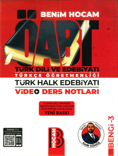 TÜRK HALK EDEBBİYATI VİDEO DERS NOTLARI BENGİ-3 Fotokopi GO - Tüm Sınavlarda Daha İleriye
