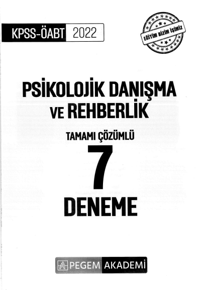 TAMAMI ÇÖZÜMLÜ 7 DENEME Fotokopi GO - Tüm Sınavlarda Daha İleriye